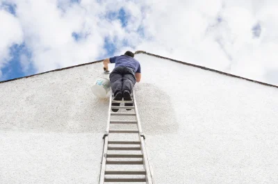 Peinture extérieure à Sourcieux-les-Mines — façades et ravalement